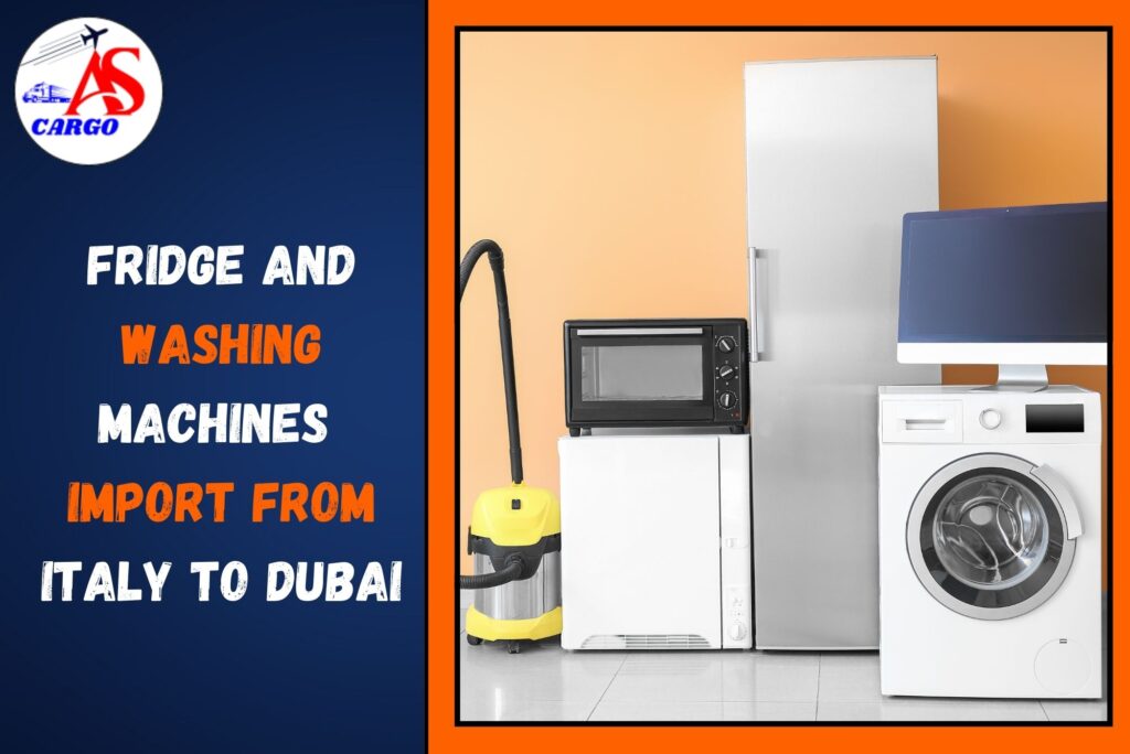 Fridge and Washing Machines Import from Italy to Dubai