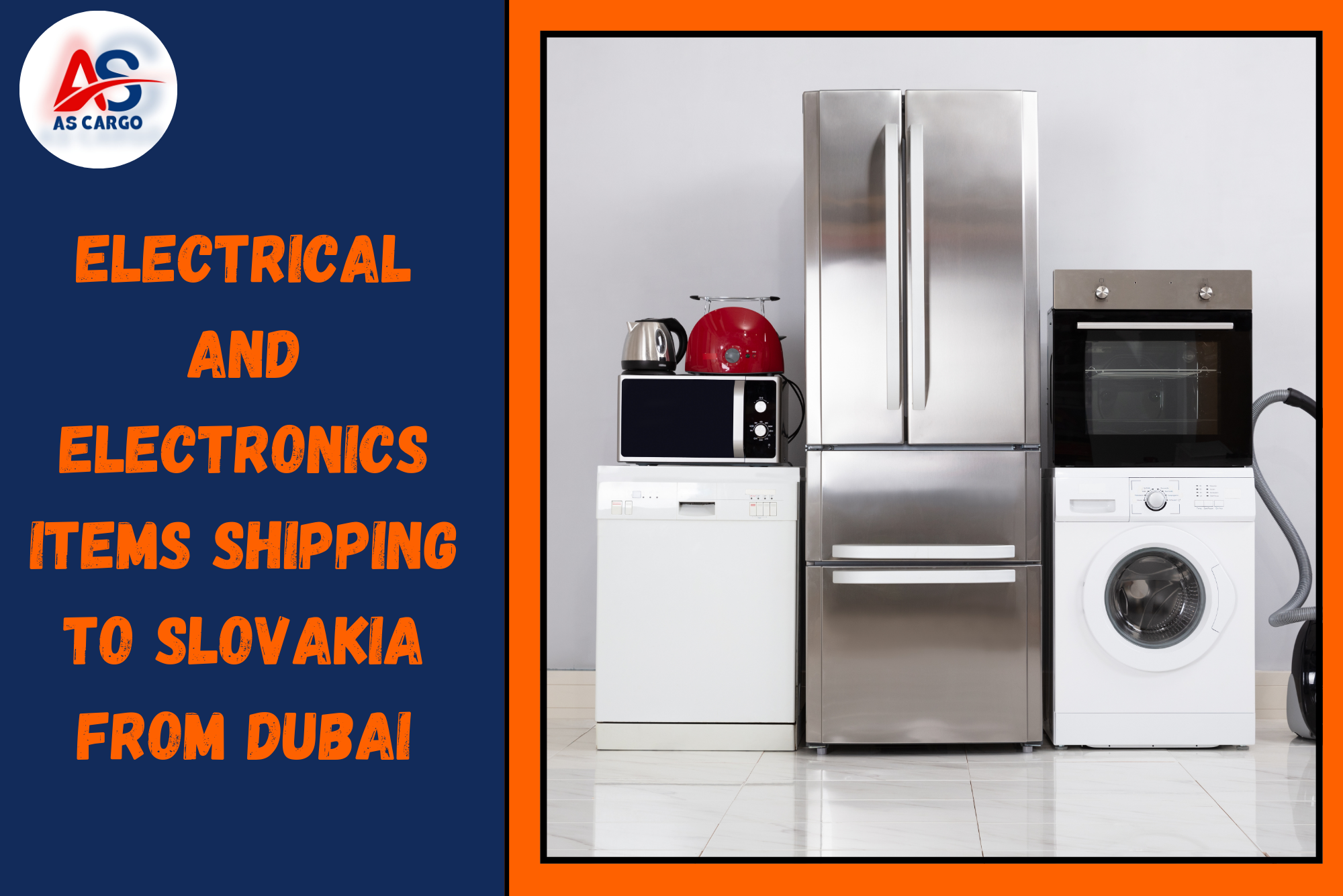 Electrical and Electronics items Shipping To Slovakia From Dubai