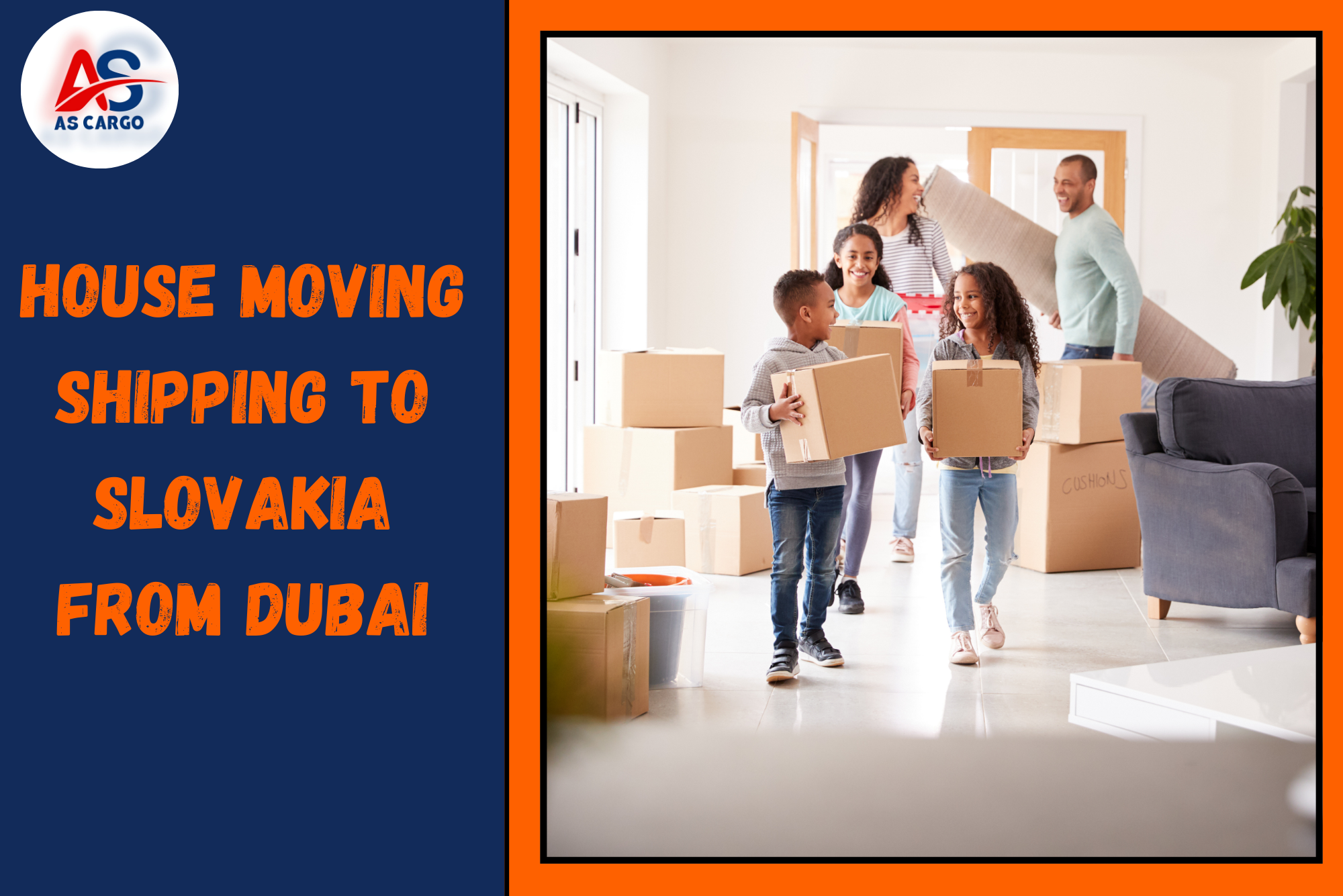 House Moving Shipping To Slovakia From Dubai