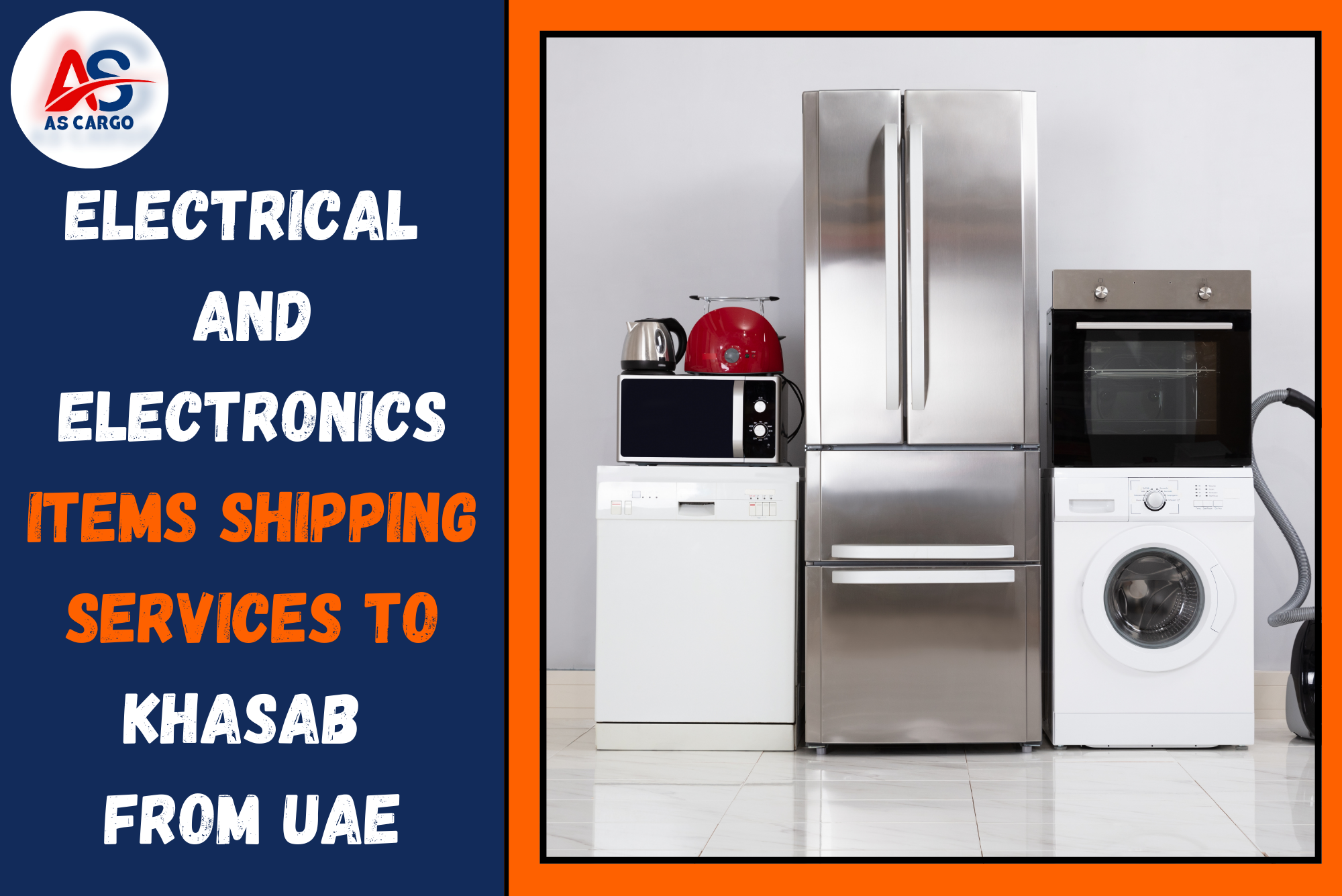 Electrical and Electronics items Shipping Services to Khasab from UAE